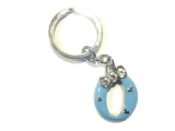 Breloc metalic litera O bleu - 10 RON
